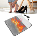 Winter USB Foot Warmer Built In Heater Fast Heating Safe Start Warm Foot Cover Feet Heating Pad Warmer Massager Washable