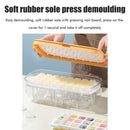 Press Ice Cube Maker Box DIY Ice Tray Mould Quick Ice Maker Box for Whisky Cocktails Juices