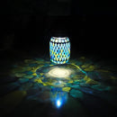 Mosaic Solar Lights Outdoor Hanging Lanterns Waterproof Mosaic Solar Lanterns Outdoor Solar Night Lights Table Lamps Decoration