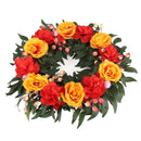 Halloween Garland Artificial Garland Window Door Hanging Wreath for Halloween Decor