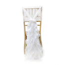 Outdoor Wedding Chair Back Decoration Chair Back Flower European Wedding Decoration Chair Back Long Yarn