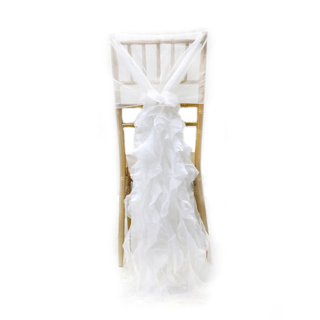 Outdoor Wedding Chair Back Decoration Chair Back Flower European Wedding Decoration Chair Back Long Yarn