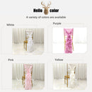 Outdoor Wedding Chair Back Decoration Chair Back Flower European Wedding Decoration Chair Back Long Yarn