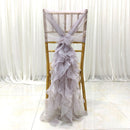 Outdoor Wedding Chair Back Decoration Chair Back Flower European Wedding Decoration Chair Back Long Yarn