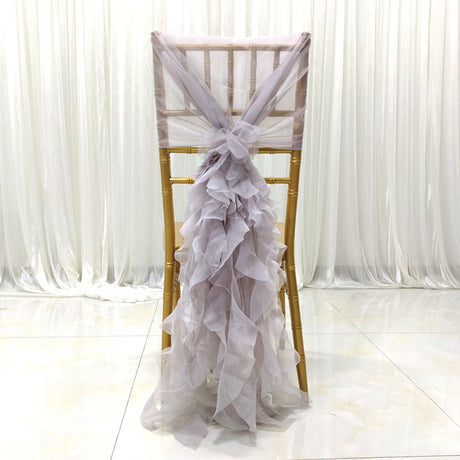 Outdoor Wedding Chair Back Decoration Chair Back Flower European Wedding Decoration Chair Back Long Yarn
