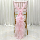 Outdoor Wedding Chair Back Decoration Chair Back Flower European Wedding Decoration Chair Back Long Yarn
