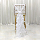 Outdoor Wedding Chair Back Decoration Chair Back Flower European Wedding Decoration Chair Back Long Yarn