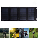 Solar Panel Charger 20W 5.5V Foldable Portable Strong Power Output Solar Charger for Charging Mobile Phones Outdoors MP04B