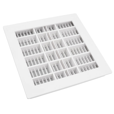 SP‑1031 Pool Main Drain 25.3x25.3cm Replacement Pool Square Main Drain for Swimming Pools Massage Pools SPA Pools White
