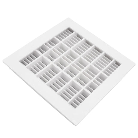 SP‑1031 Pool Main Drain 25.3x25.3cm Replacement Pool Square Main Drain for Swimming Pools Massage Pools SPA Pools White