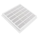 SP‑1031 Pool Main Drain 25.3x25.3cm Replacement Pool Square Main Drain for Swimming Pools Massage Pools SPA Pools White