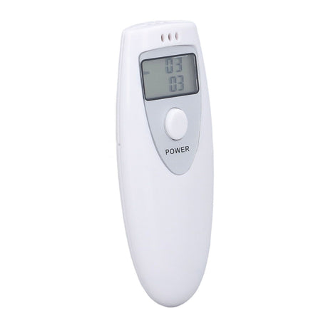 Portable Alcohol Tester Accurate Breath Alcohol Tester ABS Alcoholic Tester White
