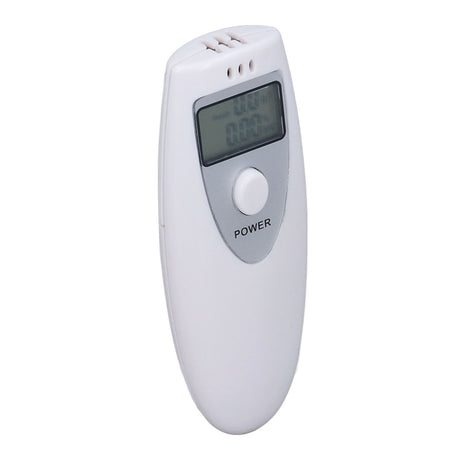 Portable Alcohol Tester Accurate Breath Alcohol Tester ABS Alcoholic Tester White