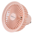 Electric Fan Portable Multifunctional Usb Charging Outdoor Hanging Battery Powered Fan for Home Office Study Camping Pink