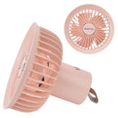 Electric Fan Portable Multifunctional Usb Charging Outdoor Hanging Battery Powered Fan for Home Office Study Camping Pink