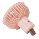 Electric Fan Portable Multifunctional Usb Charging Outdoor Hanging Battery Powered Fan for Home Office Study Camping Pink