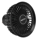 Electric Fan Portable Multifunctional Usb Charging Outdoor Hanging Battery Powered Fan for Home Office Study Camping Black