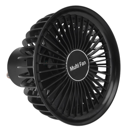 Electric Fan Portable Multifunctional Usb Charging Outdoor Hanging Battery Powered Fan for Home Office Study Camping Black