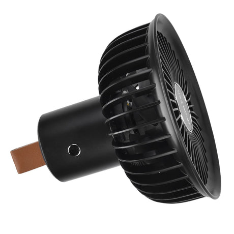 Electric Fan Portable Multifunctional Usb Charging Outdoor Hanging Battery Powered Fan for Home Office Study Camping Black