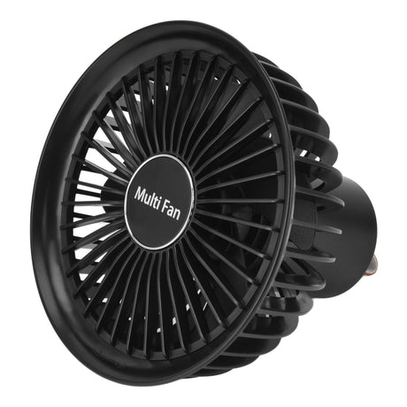 Electric Fan Portable Multifunctional Usb Charging Outdoor Hanging Battery Powered Fan for Home Office Study Camping Black