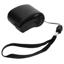USB Hand Crank Phone Charger Portable Hand Power USB Charger for Outdoor Hiking Camping Black