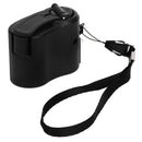 USB Hand Crank Phone Charger Portable Hand Power USB Charger for Outdoor Hiking Camping Black