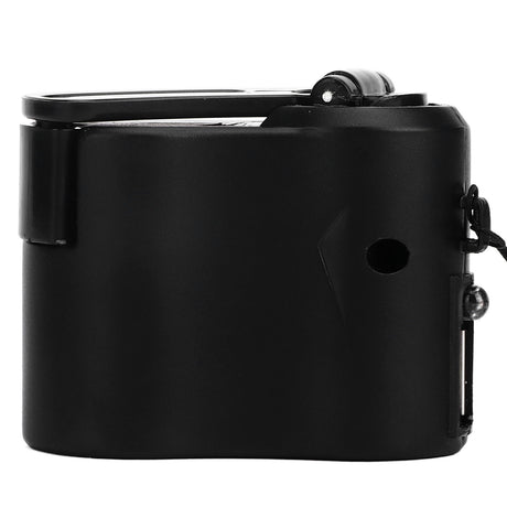 USB Hand Crank Phone Charger Portable Hand Power USB Charger for Outdoor Hiking Camping Black