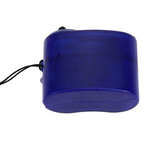 USB Hand Crank Phone Charger Portable Hand Power USB Charger for Outdoor Hiking Camping Blue