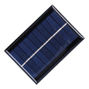 1W 5V Solar Panel Polycrystalline Silicon Solar Epoxy Sheet for Ships Airplanes Outdoor Solar Light