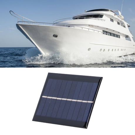 1W 5V Solar Panel Polycrystalline Silicon Solar Epoxy Sheet for Ships Airplanes Outdoor Solar Light
