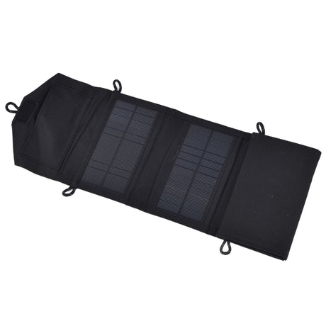 15W 5V Portable Solar Folding Panel Power Station Outdoor USB Solar Panel Power Bank for Camping Traveling