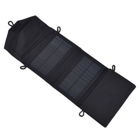 15W 5V Portable Solar Folding Panel Power Station Outdoor USB Solar Panel Power Bank for Camping Traveling
