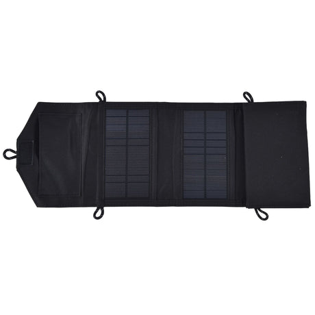 15W 5V Portable Solar Folding Panel Power Station Outdoor USB Solar Panel Power Bank for Camping Traveling