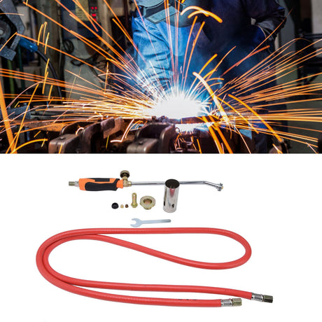 Welding Heating Torch Liquefied Gas Weeding Torch Portable Outdoor Flamethrower with 2m Tube for Household