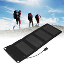 Solar Charger Portable Folding High Conversion Efficiency 7W Protection Battery Power Solar Panel Charger