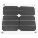15W Solar Panels USB High Conversion Efficiency Light 5V Portable Solar Power Bank for Camping Hiking Biking