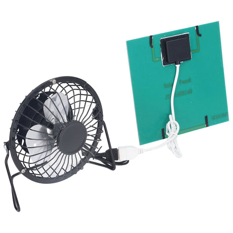 Polysilicon Solar Panel Fan Small Portable USB Solar Powered Fan for Travel Fishing Picnic 3W 6V