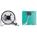 Polysilicon Solar Panel Fan Small Portable USB Solar Powered Fan for Travel Fishing Picnic 3W 6V