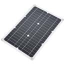 Dual USB Port Solar Panel Versatile Portable Solar Panel Charger Photovoltaic Charging with 10A Controller