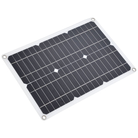 Dual USB Port Solar Panel Versatile Portable Solar Panel Charger Photovoltaic Charging with 10A Controller