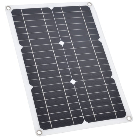 Dual USB Port Solar Panel Versatile Portable Solar Panel Charger Photovoltaic Charging with 10A Controller