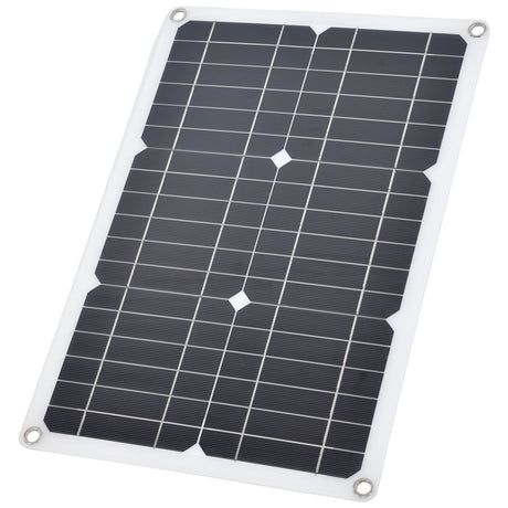 Dual USB Port Solar Panel Versatile Portable Solar Panel Charger Photovoltaic Charging with 10A Controller