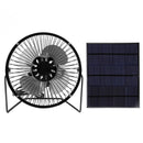 Mini Solar Fan 6V 3.5W USB Solar Powered Black Polysilicon Material Portable Solar Panel Fan for Picnic Fishing