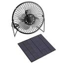 Mini Solar Fan 6V 3.5W USB Solar Powered Black Polysilicon Material Portable Solar Panel Fan for Picnic Fishing
