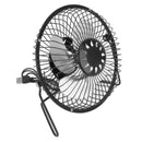 Mini Solar Fan 6V 3.5W USB Solar Powered Black Polysilicon Material Portable Solar Panel Fan for Picnic Fishing