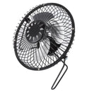 Mini Solar Fan 6V 3.5W USB Solar Powered Black Polysilicon Material Portable Solar Panel Fan for Picnic Fishing