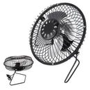 Mini Solar Fan 6V 3.5W USB Solar Powered Black Polysilicon Material Portable Solar Panel Fan for Picnic Fishing