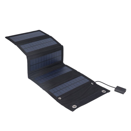 9W Solar Panel Portable Foldable Green Power High Conversion Rate Black Solar Panel Charger for Outdoor Hiking