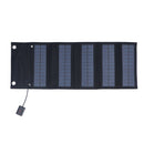 9W Solar Panel Portable Foldable Green Power High Conversion Rate Black Solar Panel Charger for Outdoor Hiking