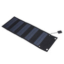 9W Solar Panel Portable Foldable Green Power High Conversion Rate Black Solar Panel Charger for Outdoor Hiking